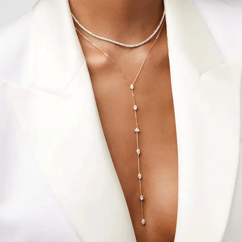 Rose Gold Lariat