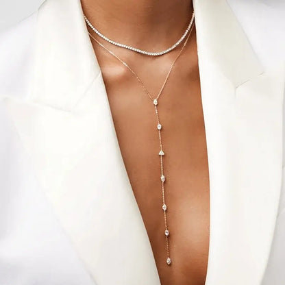 Rose Gold Lariat