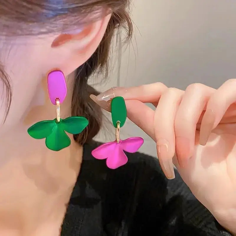 Flower Drop Earrings