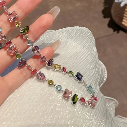 Colorful Zircon Choker