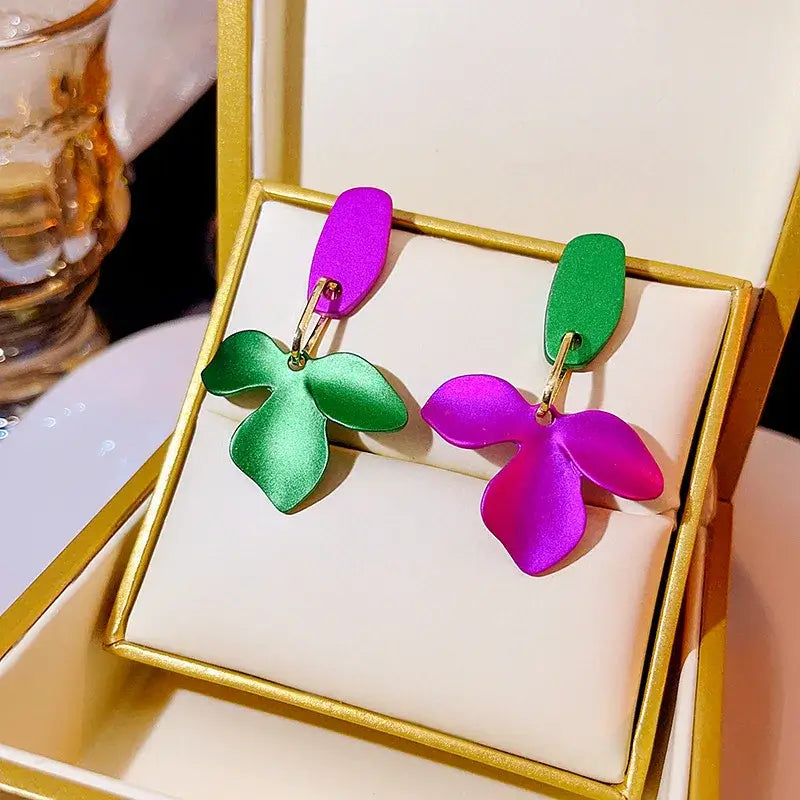 Flower Drop Earrings