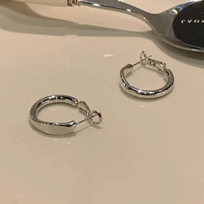 Irregular Design Hoop Earrings