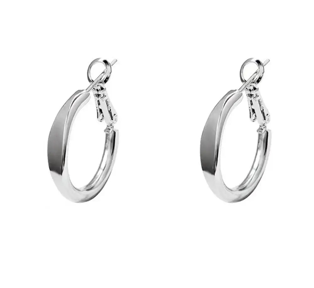 Irregular Design Hoop Earrings