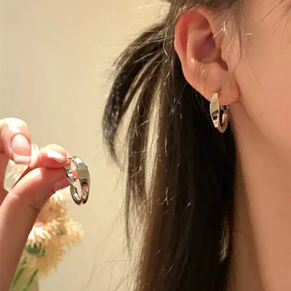 Irregular Design Hoop Earrings